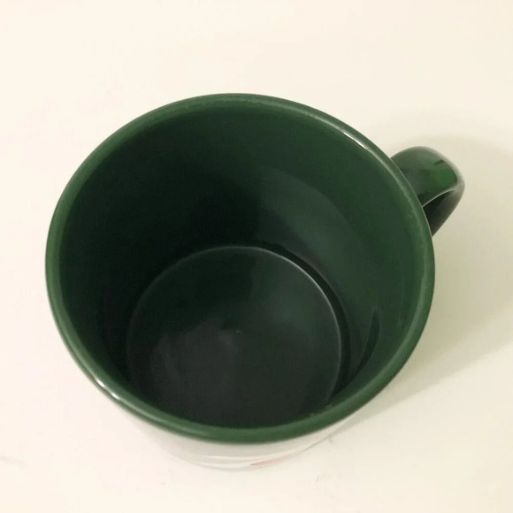 Vintage 7 Up Soda Beverage Collectible Green  Coffee Mug Cup Made in England - Picture 7 of 11